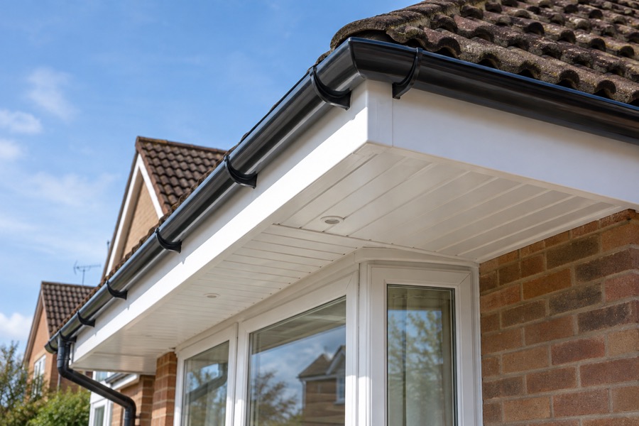 Fascias and Soffits completed on a Northamptonshire roof