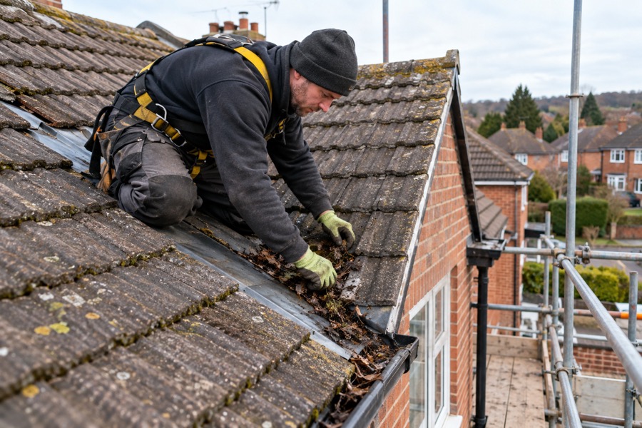 Roof Maintenance completed on a Northamptonshire roof